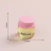 Miniatura de Paisaje Simulación Tarro de Mermelada de Naranja y Fresa Decoración DIY Accesorio Colgante Mini Adorno de Escritorio