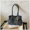 Bolsos de mano para mujer transfronterizos, nueva colección de otoño 2026, bolso de hombro de nicho de lujo ligero de alta gama, gran capacidad para el trabajo y los desplazamientos