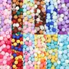 Pintura de Nuevo Tacto Bolas de Paintball Goma Pintura Goma Acrílico Bolas Cadena para Teléfono Móvil Pulsera Collar Joyería DIY Accesorios