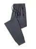 Pantalones ligeros de seda de hielo para hombre, frescos y transpirables, pantalones casuales de talla grande, pantalones largos elásticos, pantalones deportivos de secado rápido para hombre