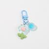 Chaveiro de Flor diy Corrente para Capa de Celular Corrente para Airpods Capa Protetora Pingente para Orelha Joia para Pendurar na Bolsa