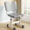 Cadeira Elevatória Escolar Simples, Cadeira para Estudo em Casa, Cadeira de Escrita para Aluno do Ensino Fundamental, Banco para Mesa Infantil, Cadeira com Encosto para Quarto de Estudante