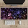 Tapete de Mouse para Jogo de Aprendizagem com Padrão de Flores Simples Tapete Espesso Antiderrapante para Teclado e Escritório Venda por Atacado Trava de Borda Extra Grande