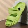 Zuecos de verano para niños, zapatos de playa antideslizantes de suela blanda para niños, sandalias de dibujos animados para niñas, zapatos para el hogar de doble uso