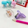 Apontador de lápis Faber-Jia 3819 alemão flip mini barril de macaron apontador de lápis apontador de lápis para crianças e alunos do ensino fundamental