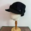 Gorra de lana estilo vintage coreano para mujer, moderna y versátil para otoño e invierno, sombrero octogonal que favorece el rostro, gorra de artista