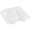 Caja Pegajosa Transparente Desechable para Bollos de Frijol, Caja de Empaque Verde para Dumplings, Caja de Empaque de Dibujos Animados para Bollos al Vapor, Papel de Aluminio de Marca Nacional