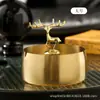 Cinzeiro de Aço Inoxidável Criativo Espessado à Prova de Vento Dourado Personalizado Copo de Cigarro Yilu Tem Você Decoração de Casa