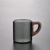 Taza de Té Pequeña de Vidrio Kung Fu con Formas de Madera Resistente a Altas Temperaturas Alto Valor Estético Taza de Té Exquisita Taza de Maestro Set de Té Kung Fu para el Hogar