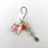 Llavero de Pez Dorado Divertido de Dibujos Animados Transfronterizo Colgante de Carpa Dorada de la Fortuna Personalizado Transparente con Bolsa de Agua Estilo Japonés Creativo