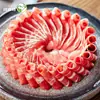 Amute 3.5kg Selección Hui Carne de Res Grasa Carne de Res Cruda Ingredientes para Hot Pot Comida Pequeño Cordero Fabricante Al por Mayor Rollos de Carne de Res Grasa Congelados