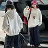 Ropa Infantil Transfronteriza al por Mayor Sudadera para Niñas 2026 Otoño Nuevo Estilo Infantil Holgada Estilo Coreano Top Niños Medianos y Grandes con Capucha Moderna
