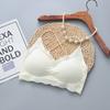 Ropa interior de seda de hielo sin costuras Top de tubo para niña Sujetador cómodo sin aros de acero Chaleco delgado Sexy para usar debajo Envoltura de espalda hermosa