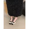 Zapatos de estilo plano fragante de una sola capa Zapatos de mujer Primavera y Otoño 2024 Nuevo Primavera Rojo Ballet Francés Suave Zapatos de noche