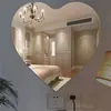 Pegatina de pared de espejo suave acrílico para uso doméstico, espejo de cuerpo entero para baño y dormitorio, espejo suave autoadhesivo, venta al por mayor del fabricante