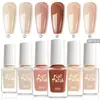 Esmalte para unhas transfronteiriço atacado 6 cores à base de água sem queima secagem rápida camaleão cor sólida pó com glitter acessórios DIY para arte de unhas