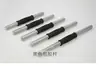 Barra para Mancuernas Universal, un Par de Barras Negras y de Colores Extendidas de Acero Sólido con Agujero Pequeño Recubiertas de Goma para Fitness Masculino, Galvanizadas