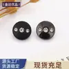 Botones de Diamante Curvos, Botones Metálicos, Botones para Camisa, Botones Tejidos para Suéter, Botones, Accesorios Dorados para Ropa