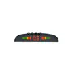 Alerta de distancia de visualización de media luna LED con zumbador, radar de marcha atrás universal para coche con 2/4/6/8 sensores, juego completo con zumbador