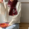 Novo Cachecol de Outono e Inverno Feminino de Inverno Estilo Coreano Versátil de Lã Tricotada Estudante Menina Fofa Cachecol Longo de Alta Qualidade