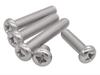 GB823 acero inoxidable 304 tornillo de cabeza redonda pequeña Phillips PM Redondo máquina M3456