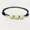 Pulseira de Basquete Baseball Pulseira para Estudantes Masculinos e Femininos Fio de Cera Trançado Tênis Rugby Pulseira Esportiva Pulseira