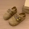 Zapatos individuales cómodos, que aumentan la altura, nuevos, modernos, versátiles con hebillas de doble fila, gamuza, estilo retro de otoño Birkenstock para mujer, 2026