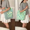 Bolsa de Mano 'Niebla Verde Lunares Florales Susurrantes', Estilo Chica Dulce Energética, Salida de Verano, Viaje Casual, Bolso Cruzado Ligero