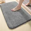 Tapete de Chão Espesso para Banheiro Tapete de Entrada Absorvente de Água para Vaso Sanitário Tapete para Casa Almofada para Pés de Vaso Sanitário Fábrica de Origem Atacado