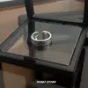 Anillo de Cadena de Perlas con Mariposa de Pedrería Super Hada Empalmado Anillo con Borla Simple de Gama Alta Coreana Nicho para Mujeres
