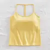 Nova Colete de Alça no Pescoço Estilo Verão com Costas Bonitas para Mulheres, Roupa Íntima e Roupa Externa Integradas, Estilo Puro Desejo com Bojos