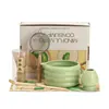 Novo Conjunto de Chá Matcha Donut Tigela de Matcha Conjunto de Café da Manhã Latte com 100 Peças Item Quente Transfronteiriço