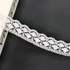 Renda com fita vazada, acessórios para vestuário, tecido de renda a pronta entrega para amarrar flores, acessórios de cabelo de poliéster feitos à mão para DIY