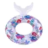 Anillo de Natación de Sirena Transparente con Lentejuelas Anillo Asiento de Sirena Ins Anillo de Natación de Sirena para Niños Anillo Asiento para Bebés