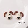 Accesorios de Perro Líder de Resina de Dibujos Animados Parche para Funda de Teléfono Móvil DIY Agujero para Zapatos Taza de Enjuague Bucal Pasador Material de Tocado Pegatina