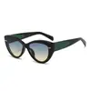 Gafas de Sol Retro Estilo Chanel Ojo de Gato, Gafas de Sol Adelgazantes de Marco Grande Forma de Mariposa de Lujo Ligero, Nuevo Modelo Transfronterizo