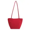 Bolso de Hombro Minimalista de Color Caramelo para Mujer Verano 2026 Versátil Ligero Casual para el Trabajo Bolso de Hombro Único Tipo Cubo