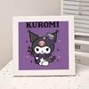 Nuevo Kuromi Pintura de Diamantes Sanrio DIY Hecho a Mano para Niños Juguete Educativo de Diamantes con Marco Mesa Fabricante Venta al por Mayor