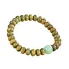 Contas de Ábaco de Sândalo Verde Argentino Natural diy Contas de Jade Dongling Pulseira de Jogo de Moda Masculina e Feminina Joias de Pulseira