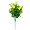 Amazon Eucalipto Limão Artificial com Sete Galhos Buquê Flor Artificial Decoração de Casa Plantas Verdes Ornamentos Adereços de Foto