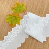 Encaje Bordado con Hilo de Algodón y Tejido de Algodón, Productos de Bordado Perforado Solubles en Agua, Accesorios de Adorno de Encaje Peinado para Dobladillo de Vestido Infantil