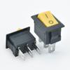 Kcd11 Interruptor de Barco Cuadrado Pequeño 10*15mm Interruptor de Alimentación para Electrodomésticos Interruptor Basculante para Impresora Pequeña