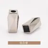 Cordón Redondo Campana Metálica con Cordón Hebilla para Extremo de Cuerda de Tubo Recto Aleación de Zinc Galvanizada Hebilla de Cola para Cuerda de Pantalón Accesorios de Ropa Jinda