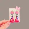 Nuevos Pendientes para Niños 2025 Lindos Clip de Oreja de Dibujos Animados Niña Pequeña Sin Agujeros en las Orejas Pendientes Luminosos de Princesa Pendientes Mujer