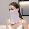 100% Gasa de Seda de Morera Velos de Seda Mascarilla Facial Transpirable Agradable para la Piel Protección de Cuello para Mujer Ciclismo Protección Exterior