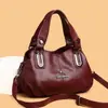 Bolsa de Mão para Mulheres, Novo Estilo de Inverno, Bolsa de Ombro Transversal Feminina, Elegante e Versátil, Bolsa de Mão de Grande Capacidade para Mães de Meia-Idade e Idosas
