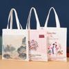 Estudante tutorial saco de lona de viagem moda all-match bolsa de algodão livro de compras embalagem saco de algodão atacado