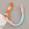 Nuevo Cordón Tejido Multicolor para Teléfono, Llavero Corto Universal, Decoración de Mochila, Cuerda Decorativa, Cadena Colgante al por Mayor