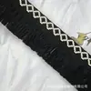 Renda com franjas em estilo étnico, fita trançada em cores contrastantes, acessórios feitos à mão para almofada, toalha de mesa e acabamento de roupas