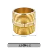 Adaptador Roscado de Acero Inoxidable Reductor Doble Rosca Macho Extensión Directa de 1/4 de Pulgada a 3/8 de Pulgada, 1/2 Pulgada, 3/4 de Pulgada a 1 Pulgada Accesorios para Tuberías de Agua